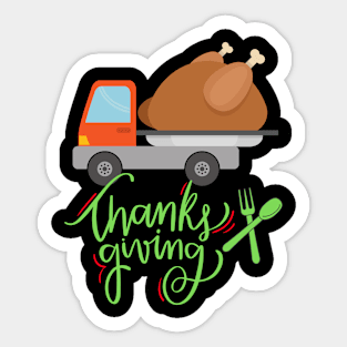 Thanksgiving Day Sticker